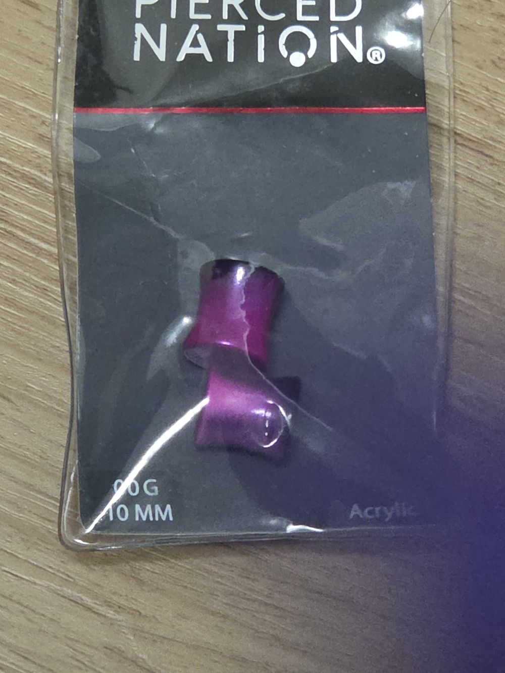 Pierced Nation Acrylic Ear Gauges 10mm